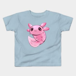 Pink Axolotl Kids T-Shirt